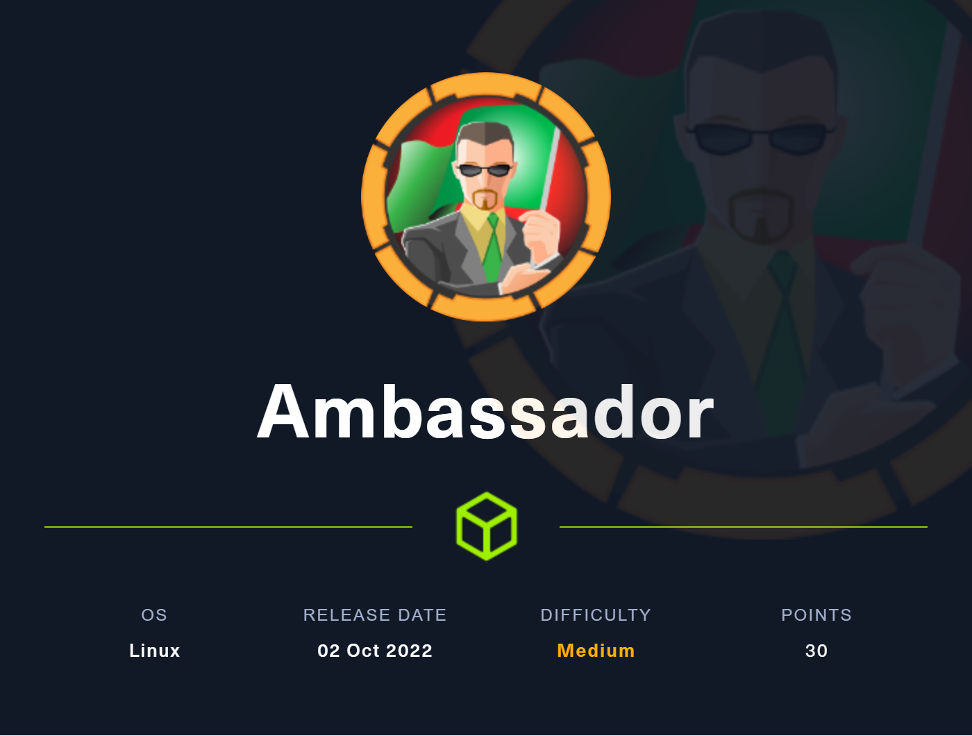 Ambassador hack the box hacks ctf walkthroughs